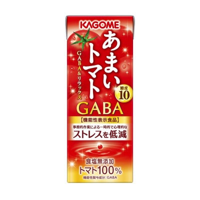 カゴメ あまいトマト GABA&リラックス 195ml 紙パック 48本入