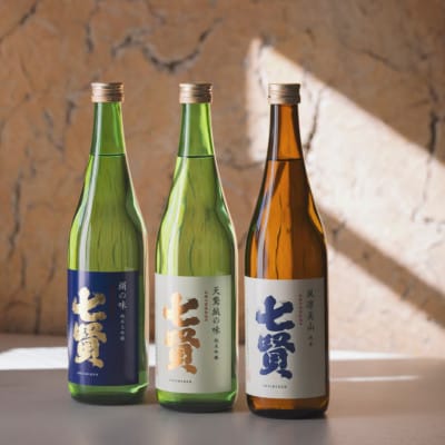 七賢 日本酒 飲み比べ　720ml×5本セット(絹の味・天鵞絨の味 ・風凛美山 ・なま生・甘酸辛苦)