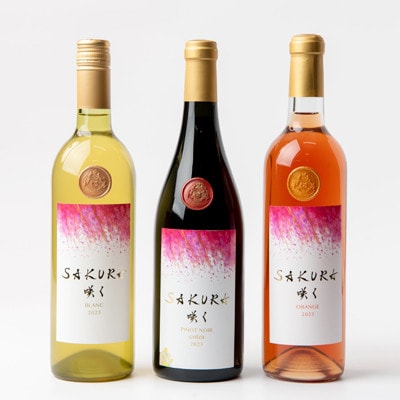 【数量限定】佐倉産初!ワイン　厳選3本セット　赤・白・オレンジワイン