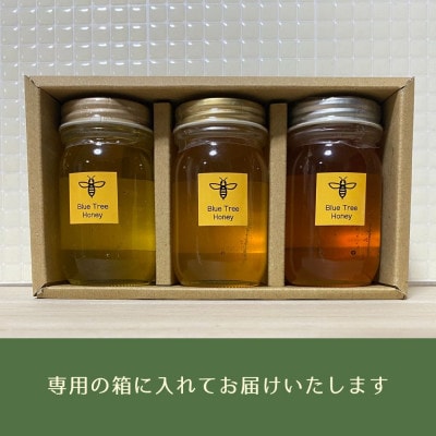 千葉県佐倉市産 百花蜂蜜 食べ比べセット(計3本)