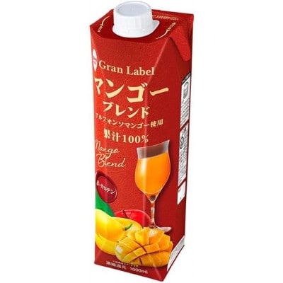 スジャータめいらく　マンゴーブレンド　1000ml　6本セット