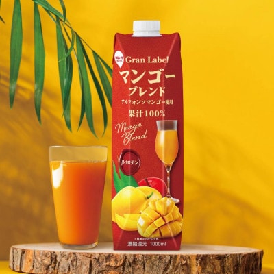 スジャータめいらく　マンゴーブレンド　1000ml　6本セット