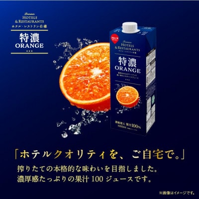 スジャータめいらく　特濃ORANGE　1000ml　6本セット
