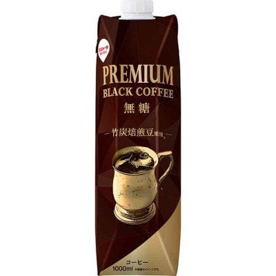 スジャータめいらく　プレミアムブラックアイスコーヒー(無糖)1000ml　6本セット