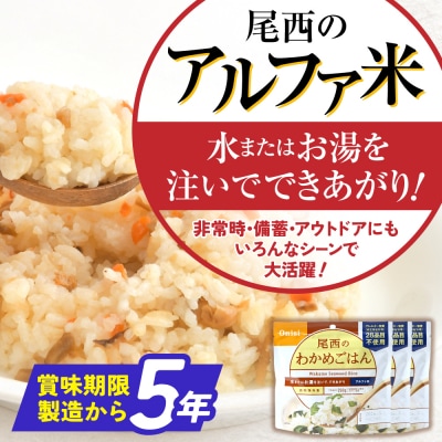 【5年保存】尾西のごはん 和風4種12個セット アルファ米 防災 備蓄 保存食 アウトドア ライス
