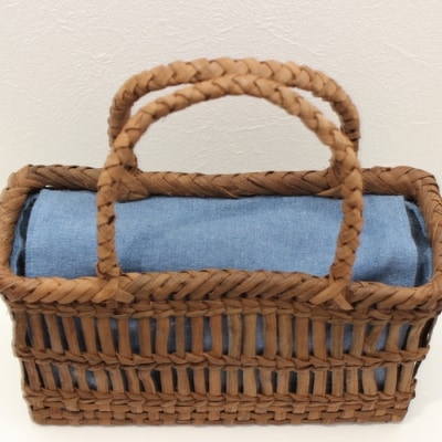 山葡萄かごバッグS《天然藍染の内袋付》