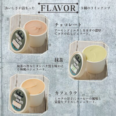 無脂肪乳で作るプロテイン入りジェラート