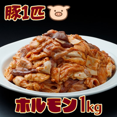 【希少部位入り】 豚一匹ホルモン1kgセット 10種以上 ミックス 新鮮 肉 豚肉 焼肉 食べ比べ