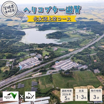 《NEXCO東日本×AirX》化女沼上空コース