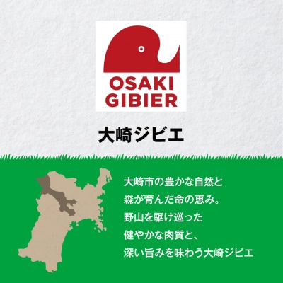 【大崎ジビエ】国産ジビエ認証取得|イノシシ加工品バラエティセット