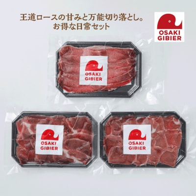 【大崎ジビエ】国産ジビエ認証取得|イノシシ精肉お試しセット