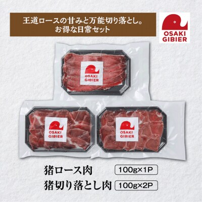【大崎ジビエ】国産ジビエ認証取得|イノシシ精肉お試しセット