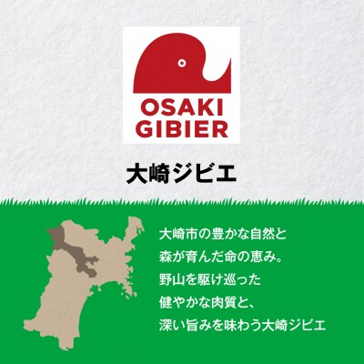 【大崎ジビエ】国産ジビエ認証取得|イノシシ精肉&フランクミックスセット