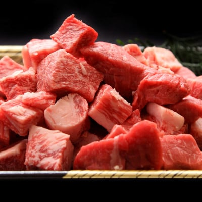 【A003・黒毛和牛専門店直送】黒毛和牛サイコロステーキ(600g)