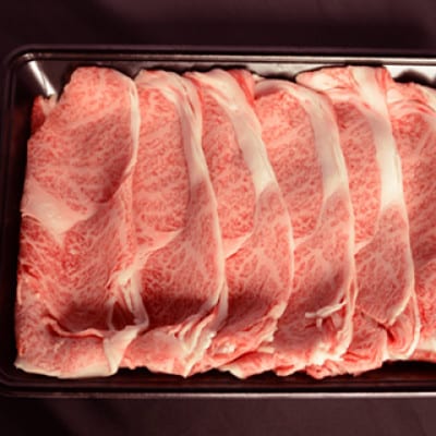 【A239・黒毛和牛専門店直送】宮崎牛肩ローススライス400g