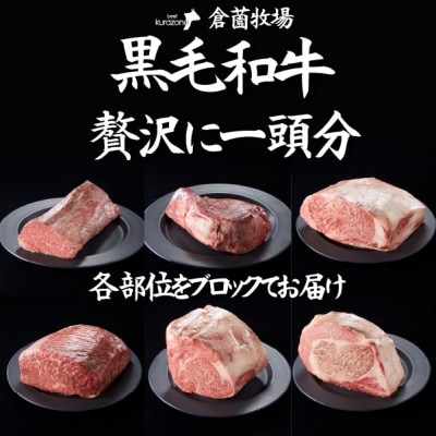 【倉薗牧場直送】長期育成牛・小林市産くらぞの黒毛和牛　一頭セット　C171