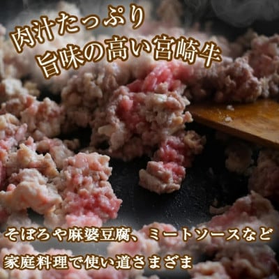 【肉肉しくてジューシー】ブランド和牛 宮崎牛 贅沢ひき肉(中挽き)2.8kg(DAS117)