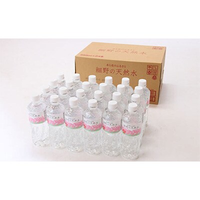 【毎月定期便】細野の天然水555ml(1箱24本入)全12回