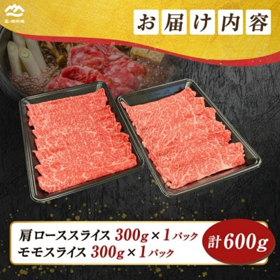【宮崎県西ノ原牧場直送】なかにしプレミアム食べ比べしゃぶしゃぶ 計600g(EAS098)(小林市)
