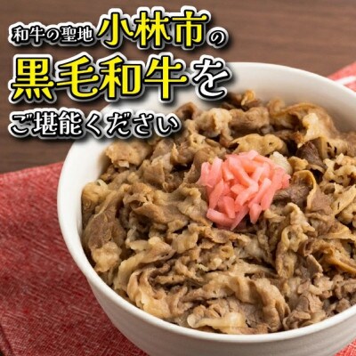 【人気精肉店からお届け】小林市産 黒毛和牛 切り落とし 1kg(小林市)(E183)