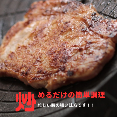 肉屋がぁりっくの濃厚ニンニク味噌漬け宮崎県産ポークステーキ14枚 (F079)