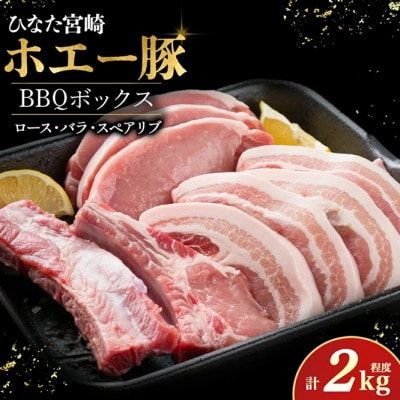 ひなた宮崎ホエー豚BBQボックス 計約2kg(F071)