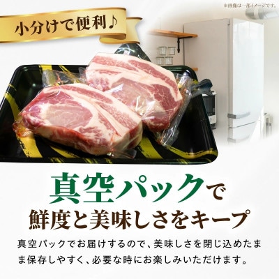 【新鮮直送】契約農場のひなた宮崎極豚厚切りロースステーキ 600g(E379)