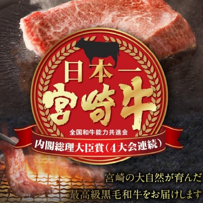 【和牛オリンピック4連覇】宮崎牛ローススライス　600g(小林市)