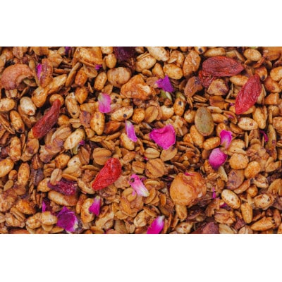 Queenグラノーラ(薔薇入り、女性へのギフトに最適)