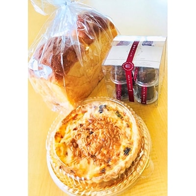 キッシュ・甘糀食パン・カヌレのセット