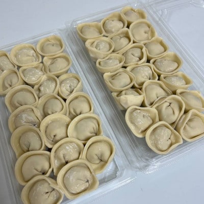 春日で人気の餃子屋貴月の水餃子 80個