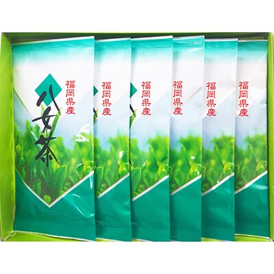【2ヵ月毎定期便】八女茶 6袋(600g)セット全6回