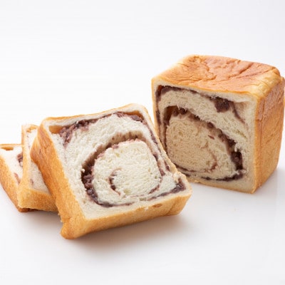 大人気高級食パン3本セット!「プレーン・ぶどう・あんこ」三種の味が楽しめる!