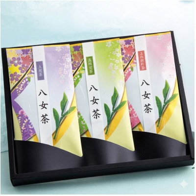 【2026年産】星野村の八女茶 飲みくらべ3本セット 化粧箱入り(春日市)