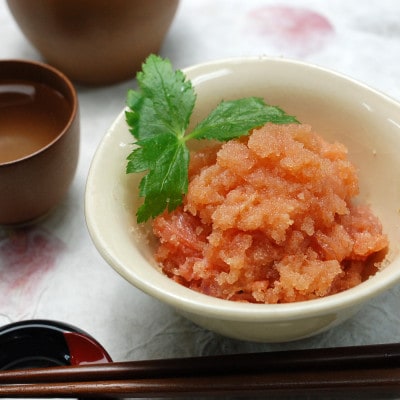 【訳あり】無着色 辛子明太子1kg(切子)味わい豊かな粒仕立て(春日市)