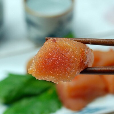 無着色辛子明太子1kg(一本物)　化粧箱・包装紙付(春日市)