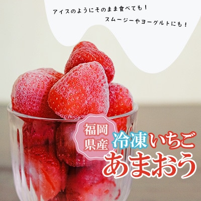 食べ比べ【あまおう】冷凍いちご800g、いちごの冷凍タブレット800g(春日市)