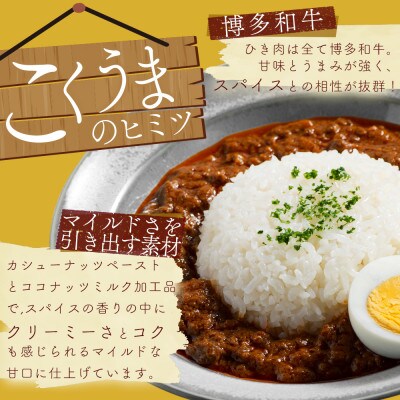 100%博多和牛のキーマカレー (180g×3パック)(春日市)