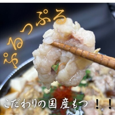 【化粧箱入り】素材にこだわりました!厳選博多牛もつ鍋セット(6人前醤油スープ)(春日市)