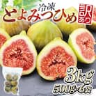 訳あり冷凍いちじく「とよみつひめ」500g×6袋(3kg)(春日市)