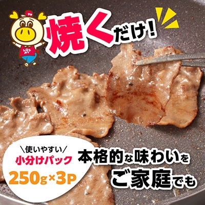 味付け牛タン　塩だれ　250g×3