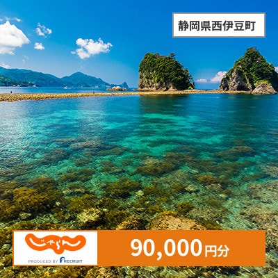 【じゃらんふるさと納税クーポン】 静岡県西伊豆町でつかえる90,000円 クーポン