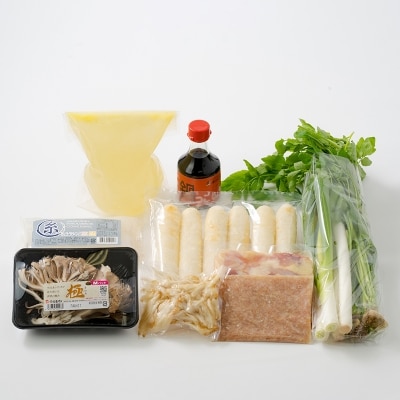 比内地鶏きりたんぽ鍋(3～4人前)