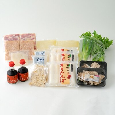 比内地鶏きりたんぽ鍋(8～10人前)