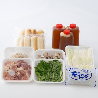 比内地鶏きりたんぽ鍋セット(3人前) れすとらん比内どり