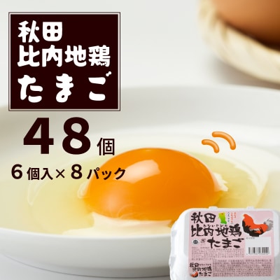 秋田比内地鶏たまご48個(42個+6個割れ保証) | ふるさと納税のお礼品