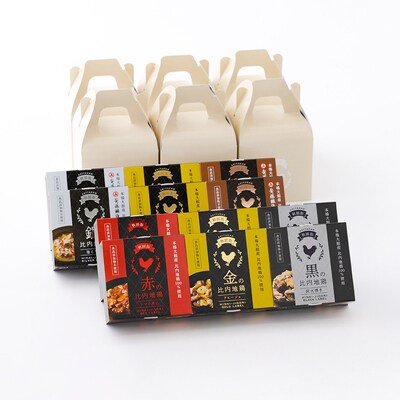 秋田缶　比内地鶏の缶詰2個入りセット×6箱(金4・銀2・銅2・赤2・黒2)