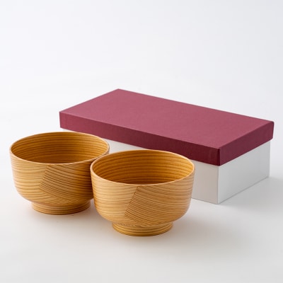 【大館曲げわっぱ】おわん(小)2ヶセット