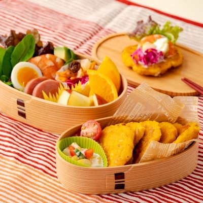 【大館曲げわっぱ】レディース入子弁当