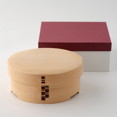 【大館曲げわっぱ】おひつ(3合)浅型